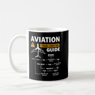 Taza De Café Graciosa guía de solución de problemas de aviación
