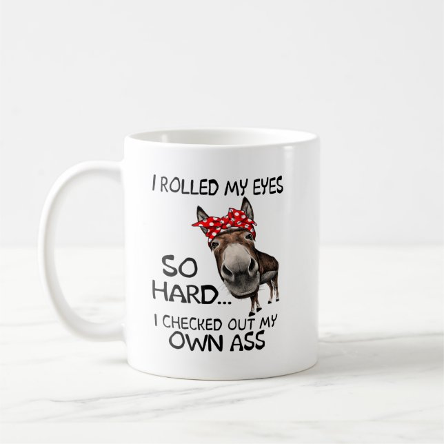 Taza De Café Graciosa Heifer De Vacas Me Arrojé Los Ojos Tan Du (Izquierda)
