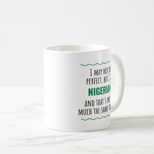 Taza De Café Graciosa idea de regalo nigeriana para café (Anverso derecho)