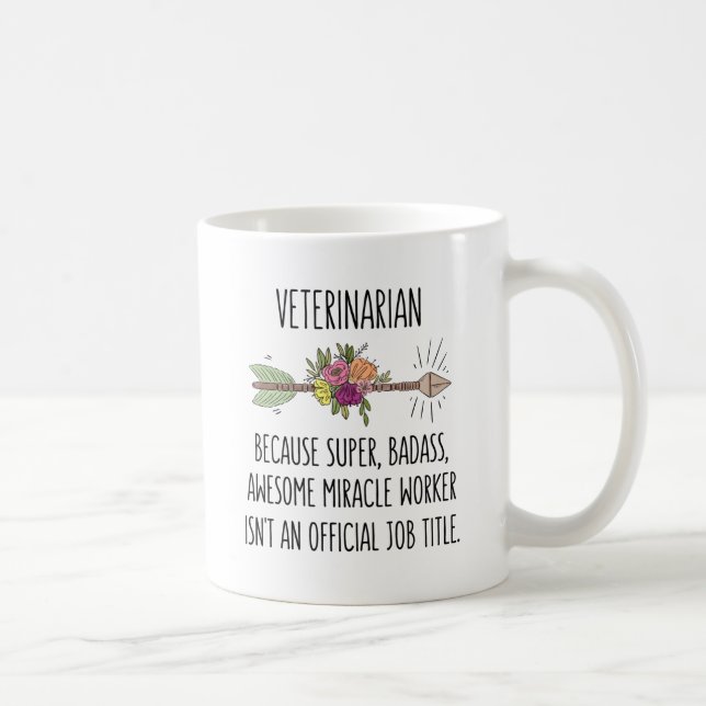 Taza De Café Graciosa idea de regalo veterinario de veterinaria (Derecha)
