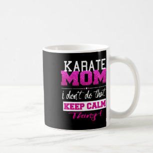 Taza De Café Graciosa Karate Mom T Shirt Mejor Madre