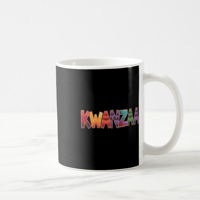 Taza De Café Graciosa Kwanzaa Africana Para Cualquier Ocasión (Derecha)