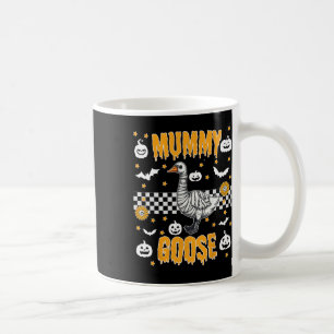 Taza De Café Graciosa momia envuelta traje de ganso espeluznant