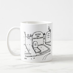 Taza De Café Graciosa mordaza de Ventriloquismo. Ventriloquista