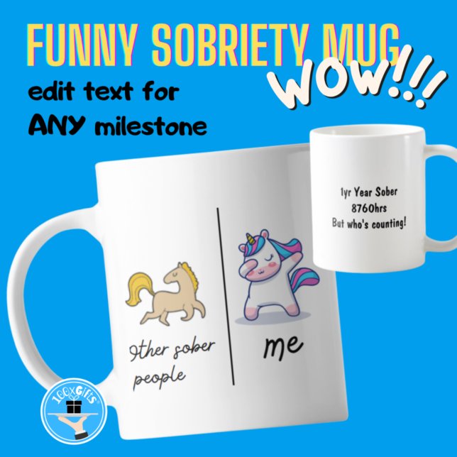 Taza De Café Graciosa Mug de Sobriedad - Otras personas sobrias (Subido por el creador)