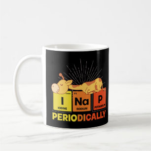 Taza De Café Graciosa Nap Animal Mesa Periódica Pajama Cute Sle