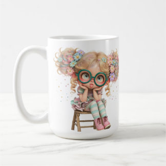 Taza De Café Graciosa Niña Mug
