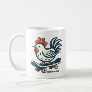 Taza De Café Graciosa patineta de patinaje personalizado