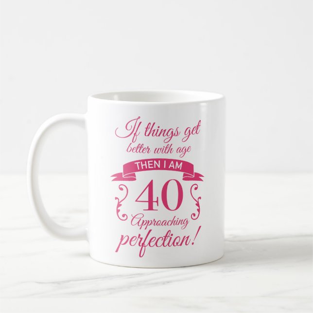 Taza De Café Graciosa 'Perfección' por los 40 años (Izquierda)