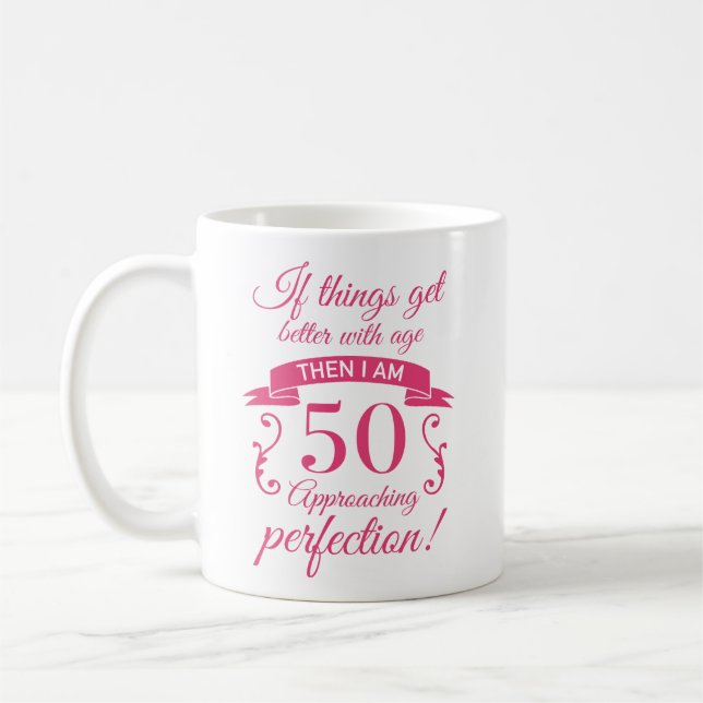 Taza De Café Graciosa 'Perfección' por los 50 años (Izquierda)