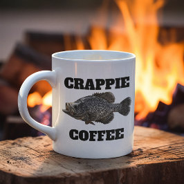 Taza De Café Graciosa Pesca Café Crappie Pun Angler al aire lib