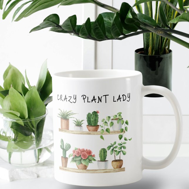 Taza De Café Graciosa planta loca para los amantes de los jardi (Subido por el creador)