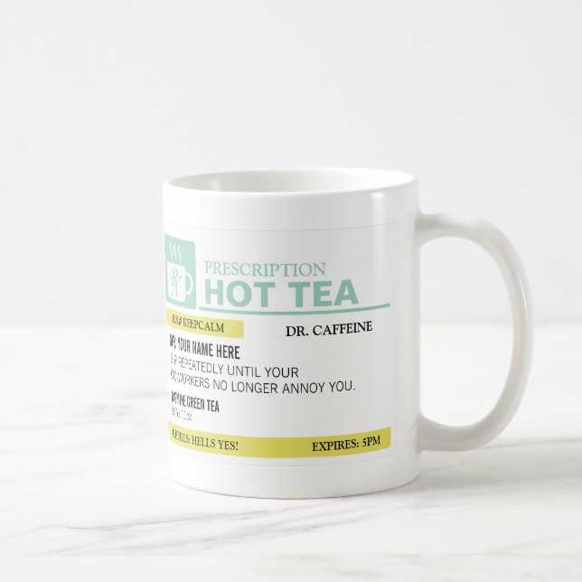 Taza De Café Graciosa receta de té caliente (Derecha)