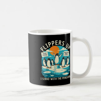 Taza De Café Graciosa resistencia a la protesta de los pingüino