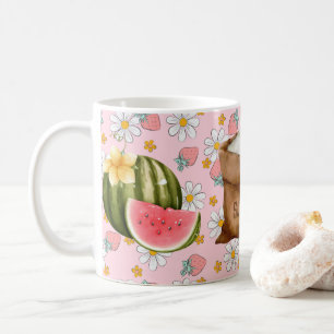Taza De Café Graciosa sandía de azúcar alta