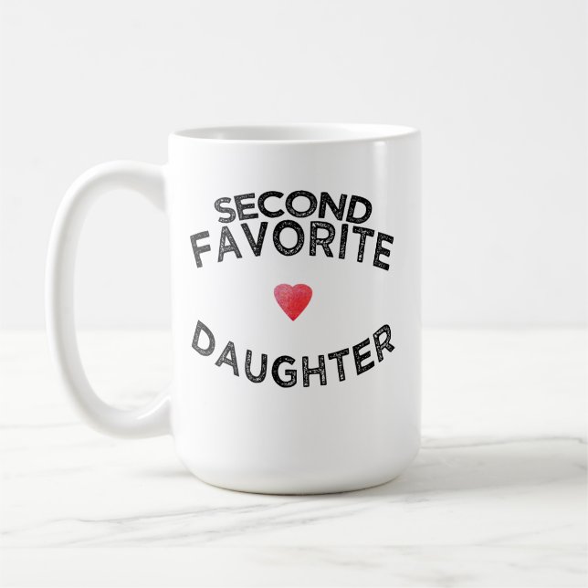Taza De Café Graciosa segunda hija favorita hermano chiste de r (Izquierda)