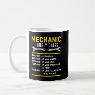 Taza De Café Graciosa Tasa Mecánica por Horas
