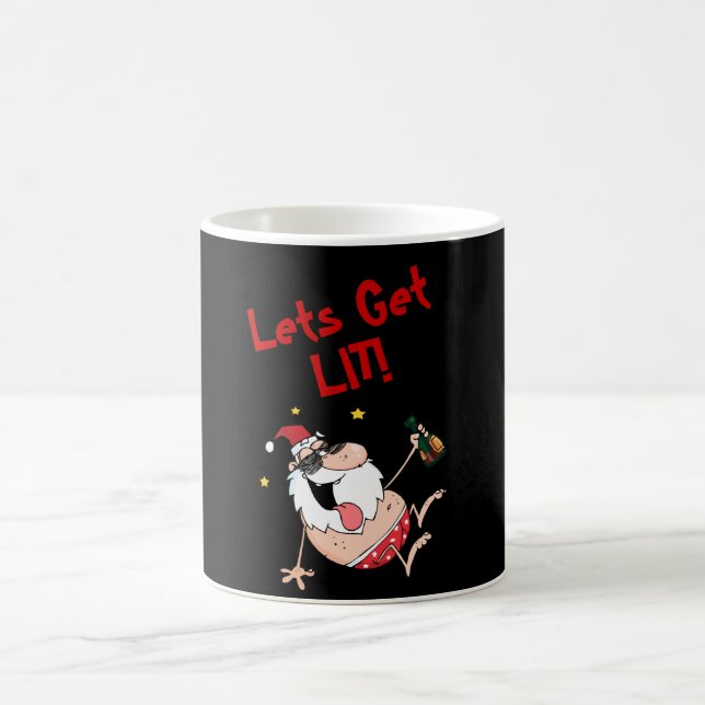 Taza De Café Graciosamente, nos dejamos llevar por las navidade (Centro)