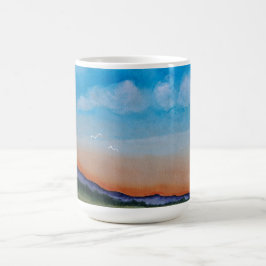 Taza De Café Graciosas Colinas Sunset