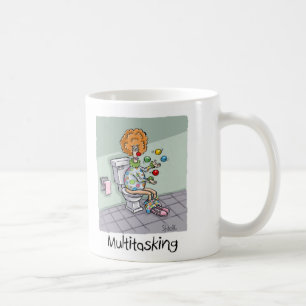 Taza De Café Graciosas tarjetas y regalos para payasos multitar