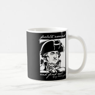 Taza De Café Gracioso 4 De Julio George Washington Foole
