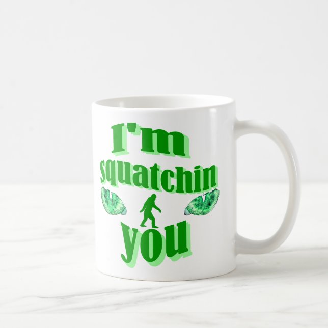 Taza De Café Gracioso agachado (Derecha)