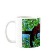 Gracioso Animal Red Lemur relajante