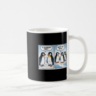 Taza De Café Gracioso arancel de Trump sobre pingüinos 10% sarc