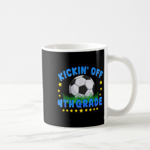 Taza De Café Gracioso arranque de fútbol de 4º grado de vuelta