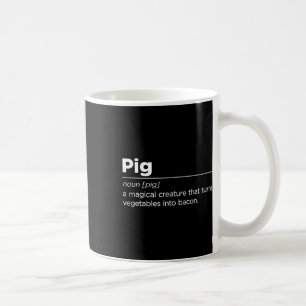 Taza De Café Gracioso Arte De Bacon De Cerdo Para Hombres Mujer