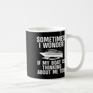 Taza De Café Gracioso Arte En Barco Para Hombres Mujeres Bote W