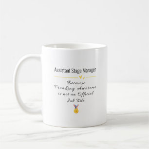 Taza De Café Gracioso asistente de manejo de escenarios regalo