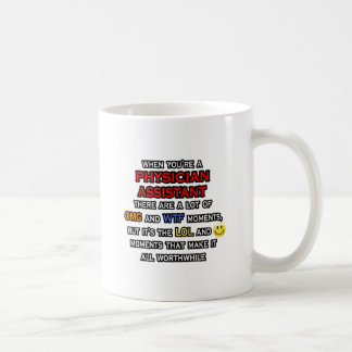 Taza De Café Gracioso asistente médico... OMG WTF LOL