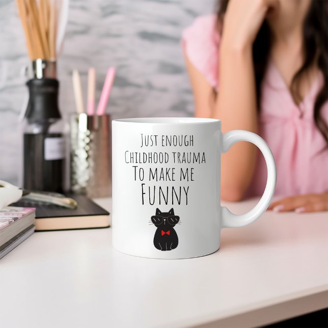 Taza De Café Gracioso, basta de café para el trauma infantil (Subido por el creador)
