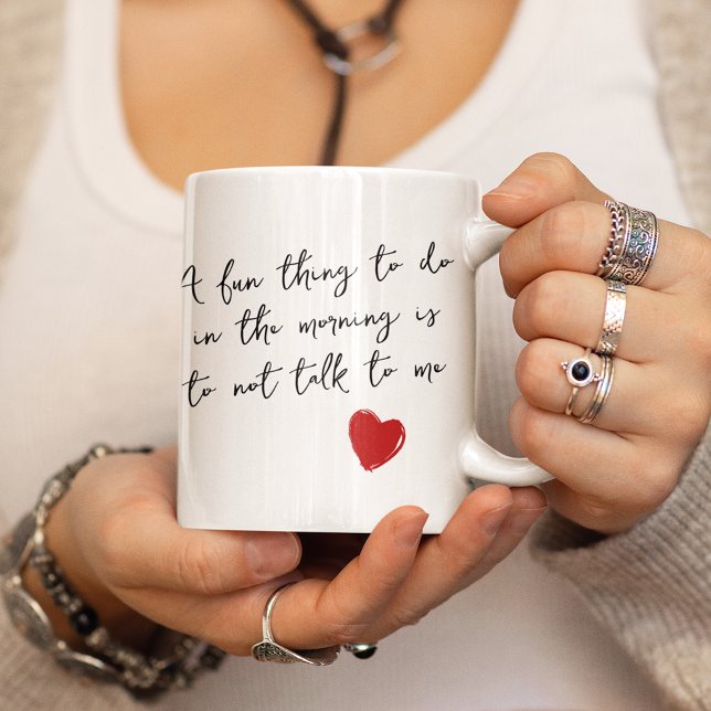 Taza De Café Gracioso Blanco Y Negro Buenos Días Despertar Cita (Subido por el creador)