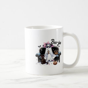Taza De Café Gracioso Boo Jee Ghost Halloween Boo Jee Ghost Spo