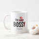 Taza De Café Gracioso Bossy Boss (Con donut)