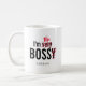 Taza De Café Gracioso Bossy Boss (Izquierda)