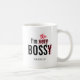 Taza De Café Gracioso Bossy Boss (Derecha)