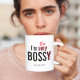 Taza De Café Gracioso Bossy Boss (Subido por el creador)