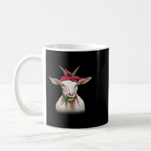 Taza De Café Gracioso Cabra Farming GOAT con un divertido dibuj