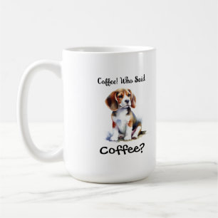 Taza De Café Gracioso "Café" Bella MARRÓN Personaliza