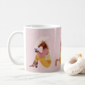 Taza De Café Gracioso café de bovina para caballos Mug - Quirky