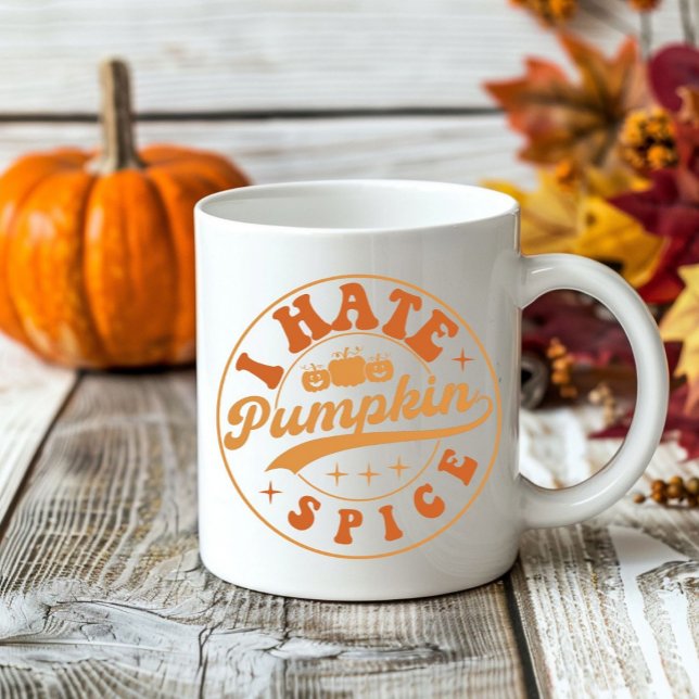 Taza De Café Gracioso café de especias de calabaza de odio esta (Subido por el creador)