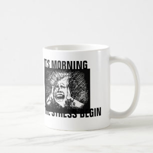 Taza De Café Gracioso café de estrés, para el jefe o la madre