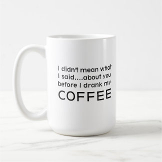 Taza De Café Gracioso café Lover Frase humorística Café Mug
