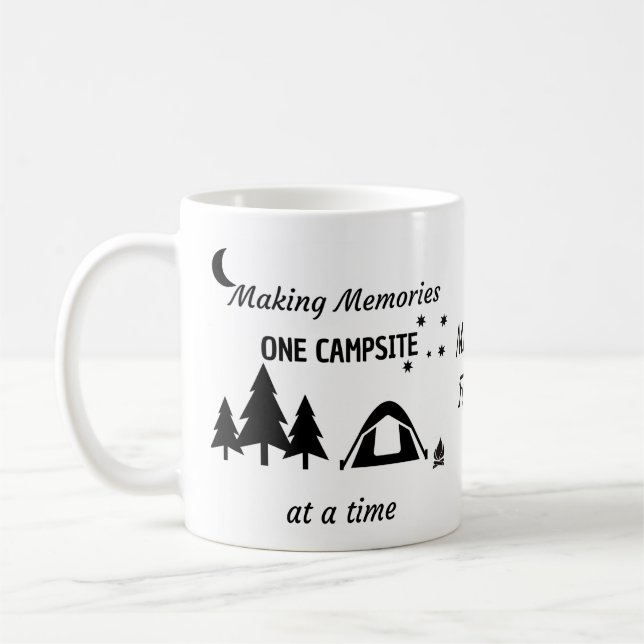 Taza De Café Gracioso café Mug, café de camping personalizado M (Izquierda)