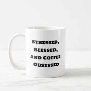 Taza De Café Gracioso café Mug - Obsequios de café bendecidos e