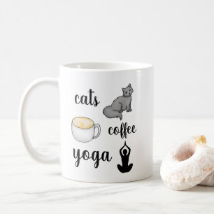 Taza De Café Gracioso café Yoga Lover