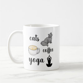 Taza De Café Gracioso café Yoga Lover
